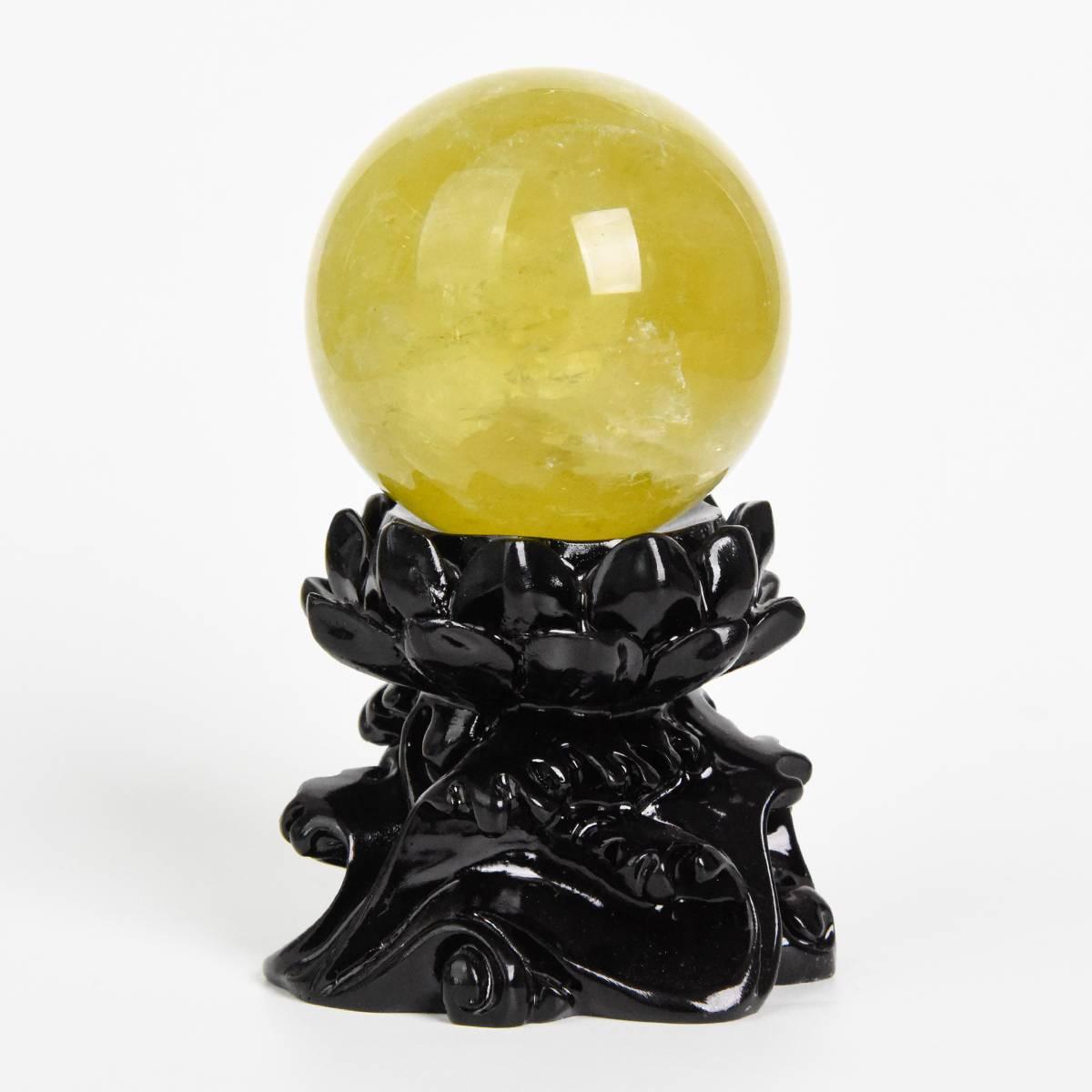 Lotus Base Crystal Ball Ornament