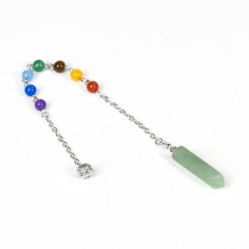 Seven Chakra Energy Crystal Pendulum