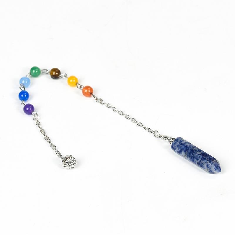 Seven Chakra Energy Crystal Pendulum