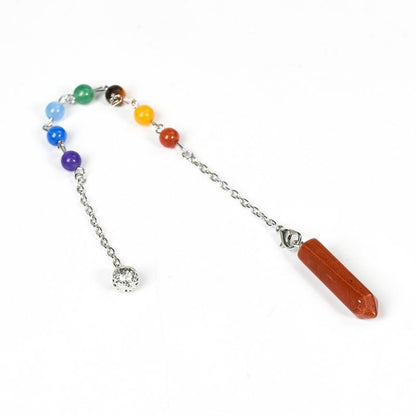 Seven Chakra Energy Crystal Pendulum