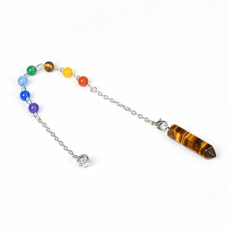 Seven Chakra Energy Crystal Pendulum