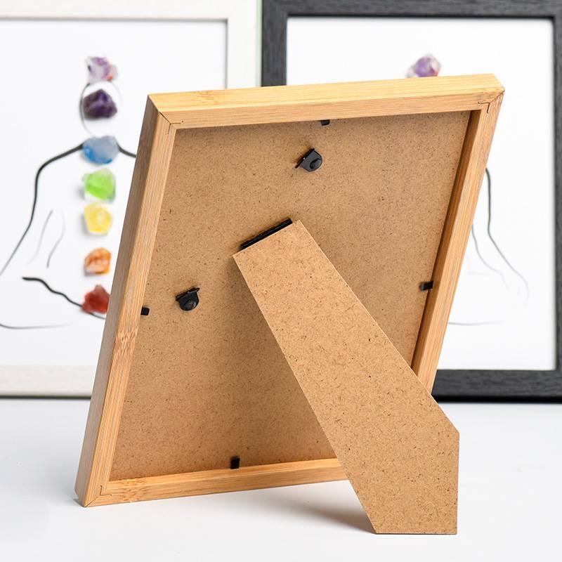 Classic Raw Stone Seven Chakra Frame