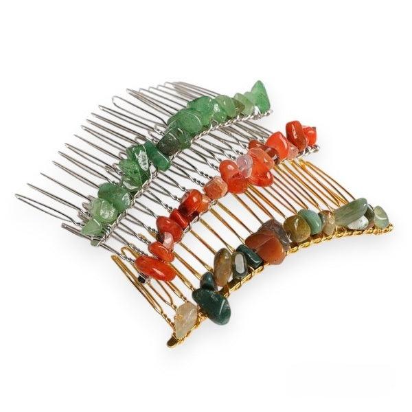 Crystal Chip Comb Hair Accessory