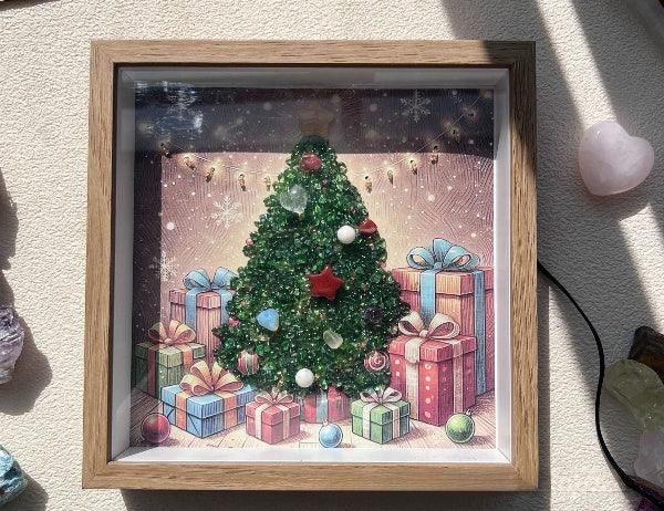 Crystal Christmas Tree Light-Up Art