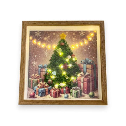 Crystal Christmas Tree Light-Up Art