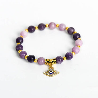 Evil Eye Vintage Energy Crystal Bracelet