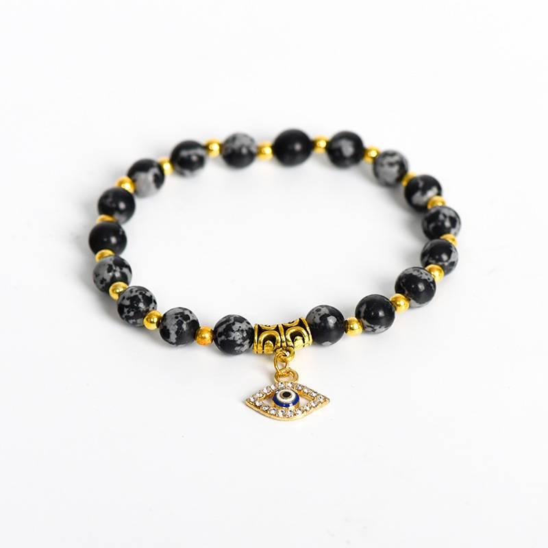 Evil Eye Vintage Energy Crystal Bracelet