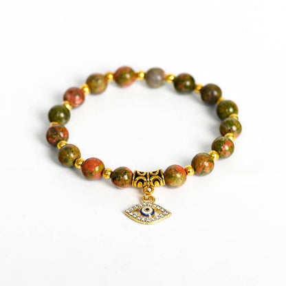 Evil Eye Vintage Energy Crystal Bracelet