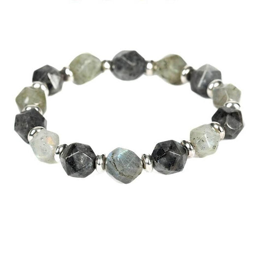 Faceted Dual Gemstone Energy Bracelet