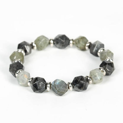 Faceted Dual Gemstone Energy Bracelet