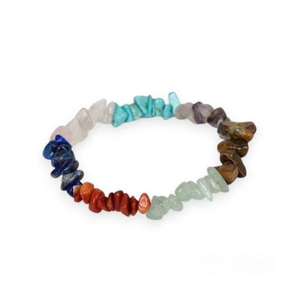 Natural Crystal Chip Bracelet