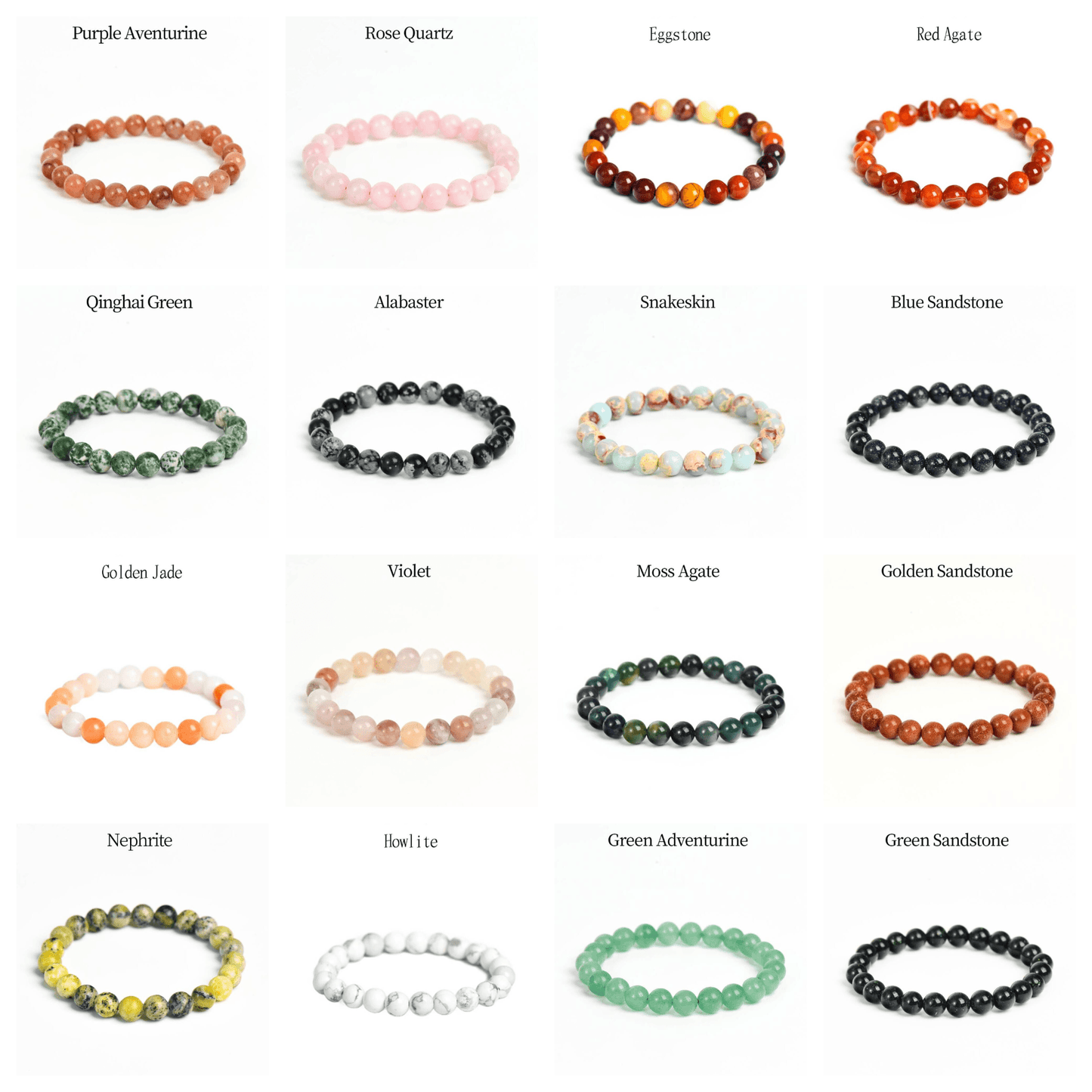 Plain Circle Energy Crystal Bracelet