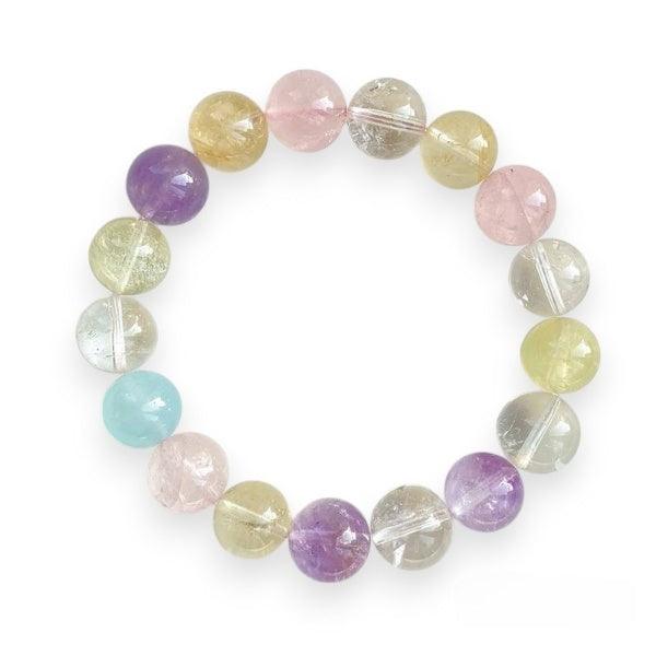 Premium Macaron Multi-Gemstone Crystal Bracelet