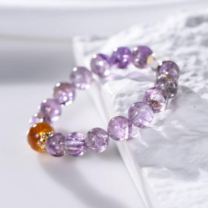 Premium Purple Amethyst Ice Feel Bracelet