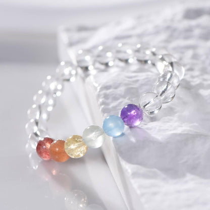 Premium Rainbow Gradient Crystal Bracelet