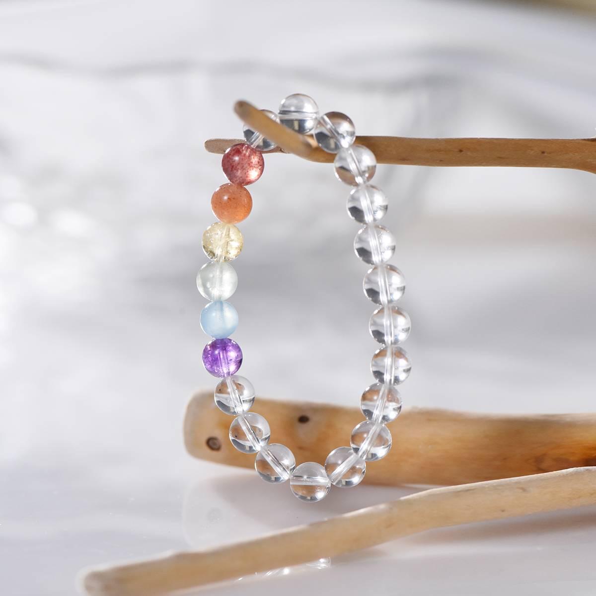 Premium Rainbow Gradient Crystal Bracelet