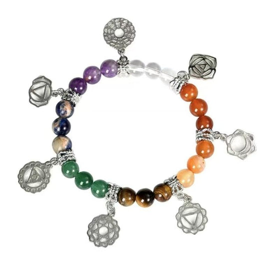 Seven Chakra Energy Crystal Bracelet