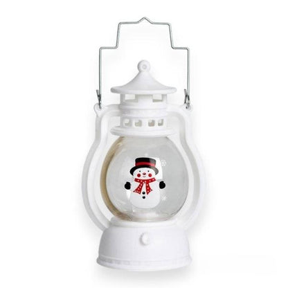 White Christmas Crystal Lantern