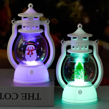 White Christmas Crystal Lantern