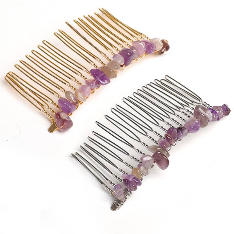 Crystal Chip Comb Hair Accessory