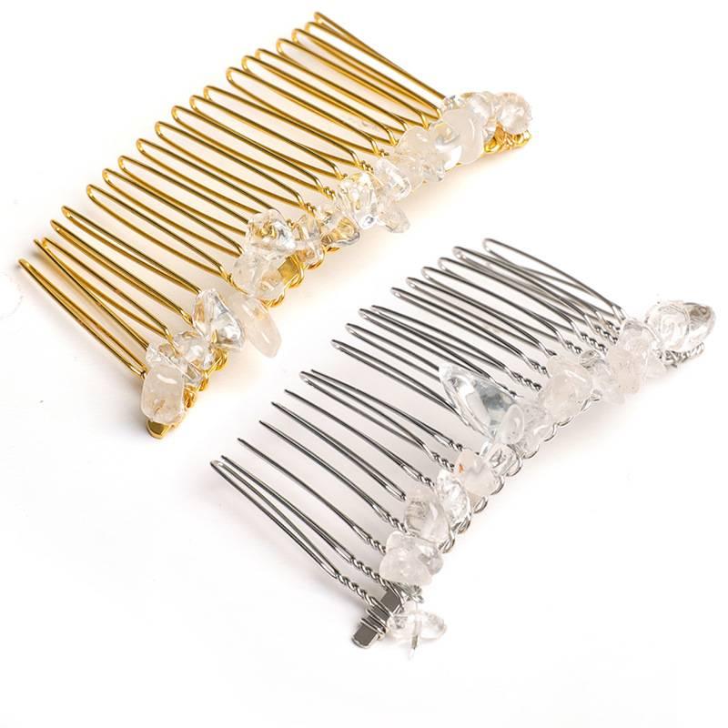 Crystal Chip Comb Hair Accessory