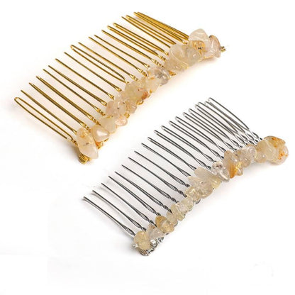 Crystal Chip Comb Hair Accessory