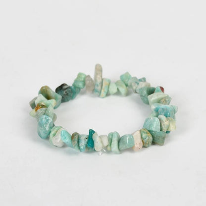 Natural Crystal Chip Bracelet