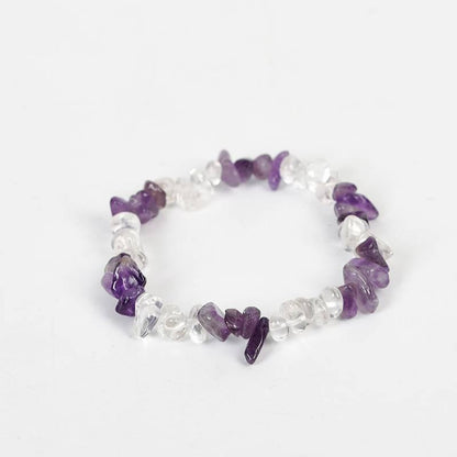 Natural Crystal Chip Bracelet