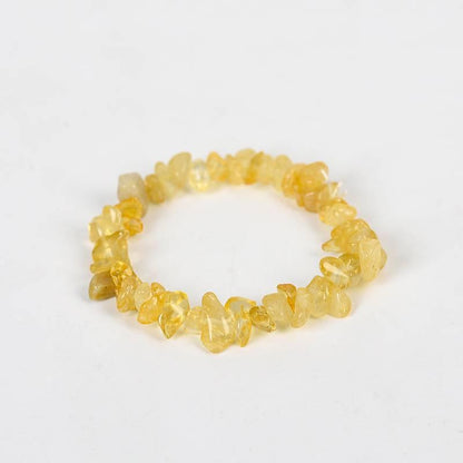 Natural Crystal Chip Bracelet