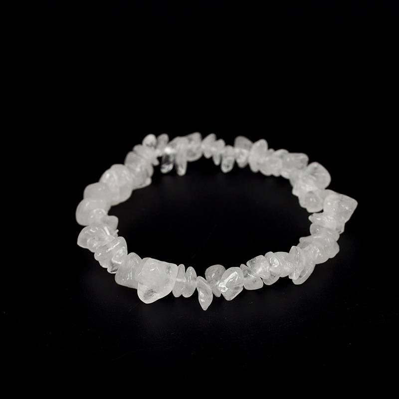 Natural Crystal Chip Bracelet