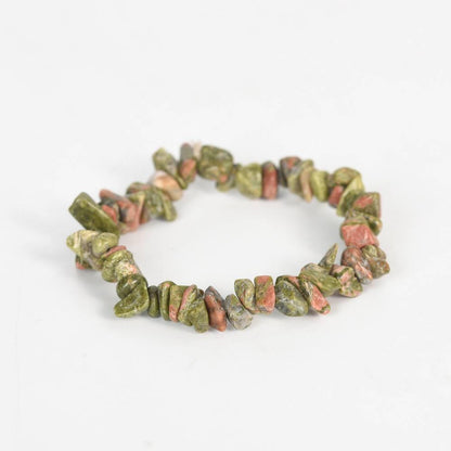 Natural Crystal Chip Bracelet