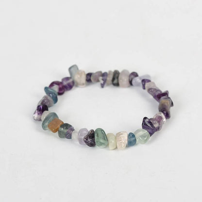 Natural Crystal Chip Bracelet