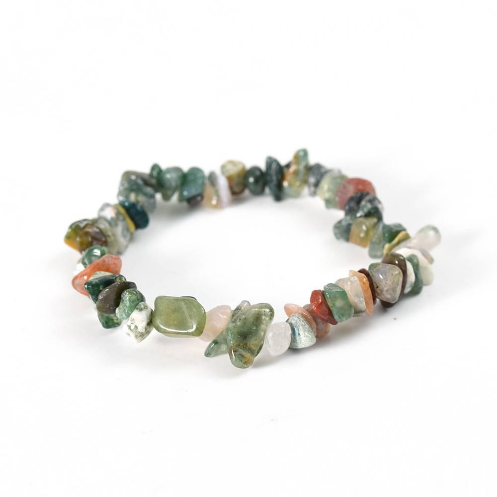 Natural Crystal Chip Bracelet