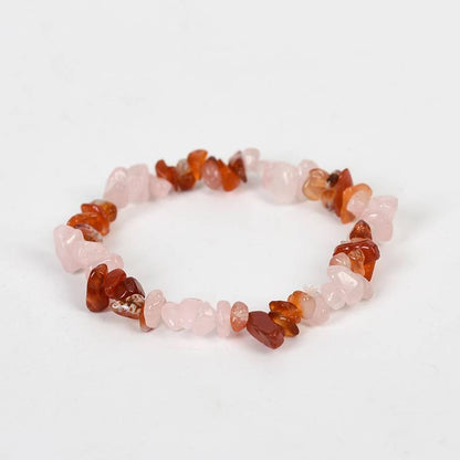 Natural Crystal Chip Bracelet