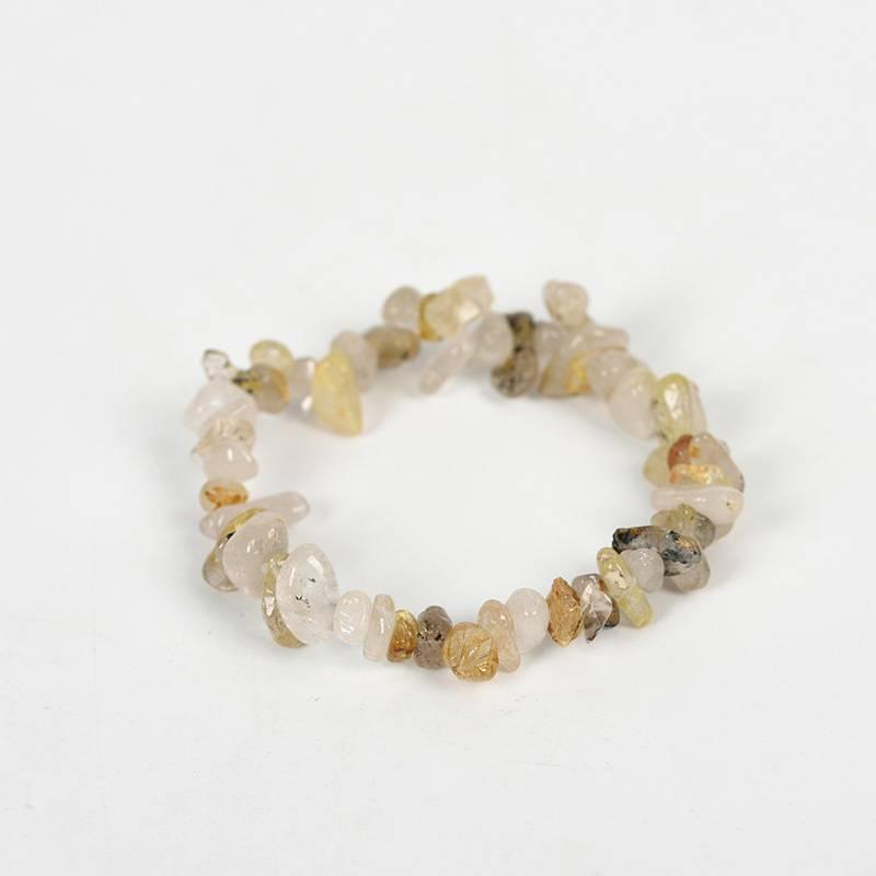 Natural Crystal Chip Bracelet