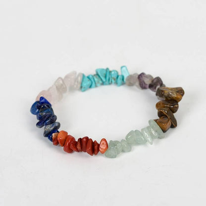 Natural Crystal Chip Bracelet