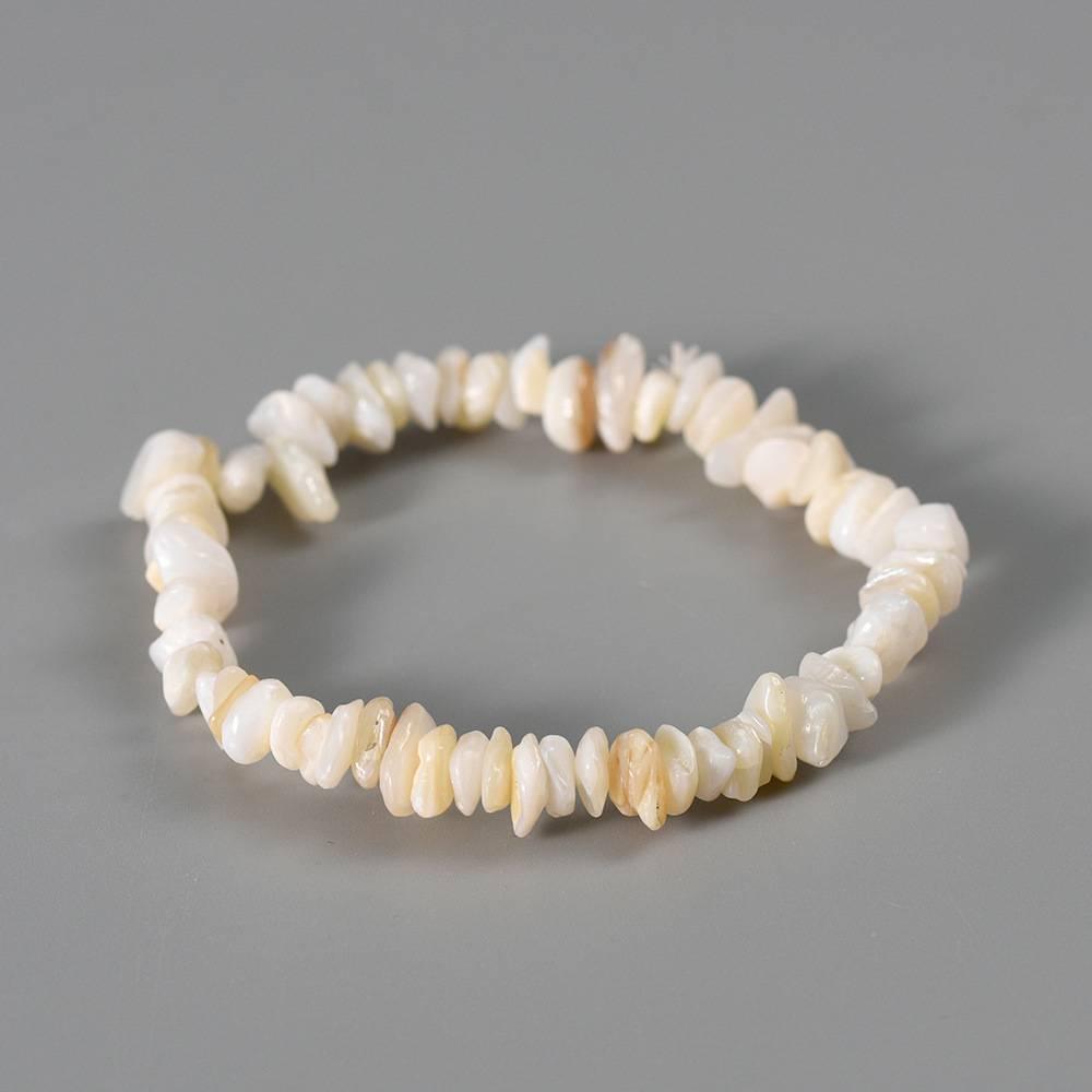 Natural Crystal Chip Bracelet