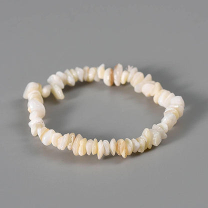 Natural Crystal Chip Bracelet