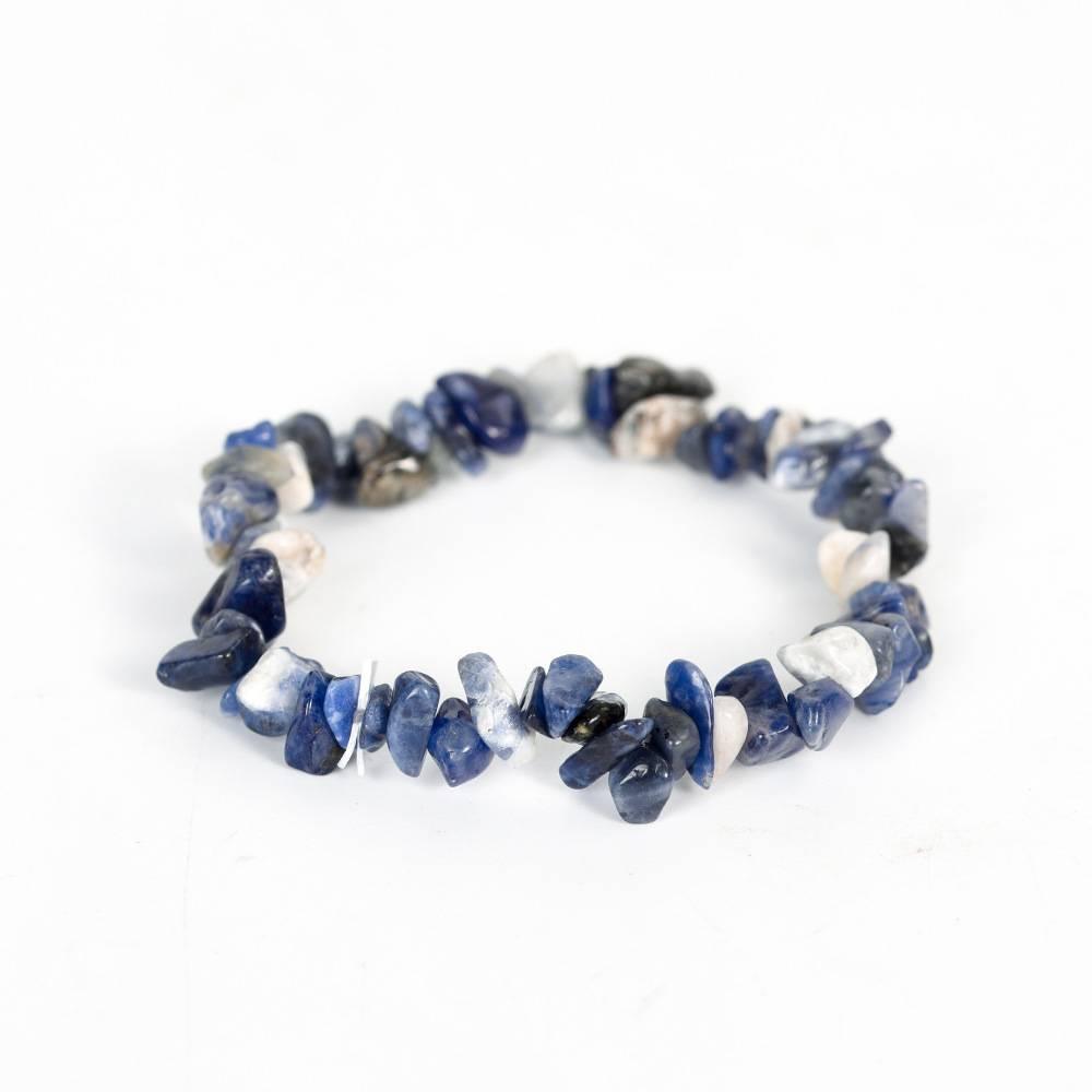 Natural Crystal Chip Bracelet