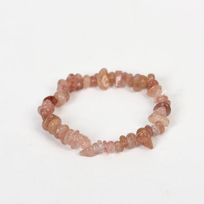 Natural Crystal Chip Bracelet