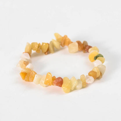 Natural Crystal Chip Bracelet