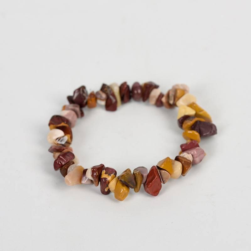 Natural Crystal Chip Bracelet