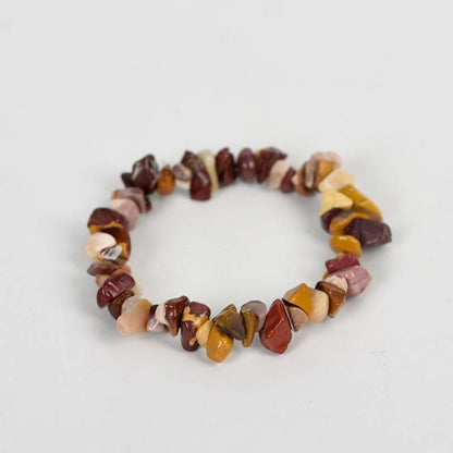 Natural Crystal Chip Bracelet