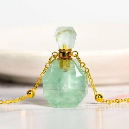 Perfume Bottle Pendant Necklace