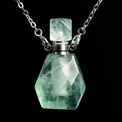 Perfume Bottle Pendant Necklace