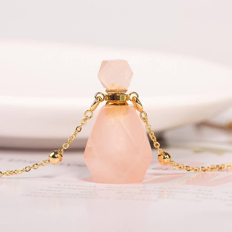 Perfume Bottle Pendant Necklace