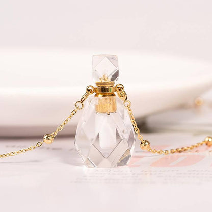 Perfume Bottle Pendant Necklace