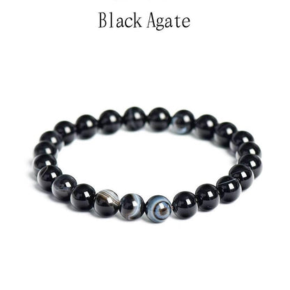 Plain Circle Energy Crystal Bracelet