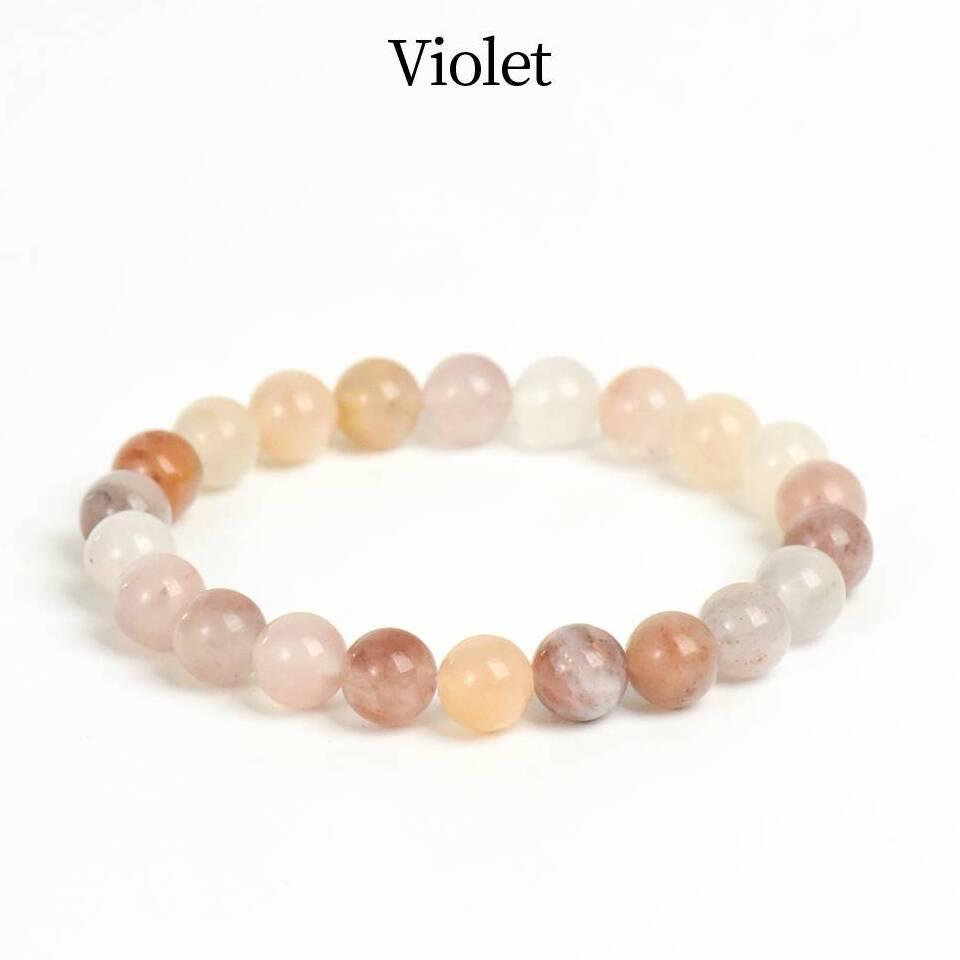 Plain Circle Energy Crystal Bracelet