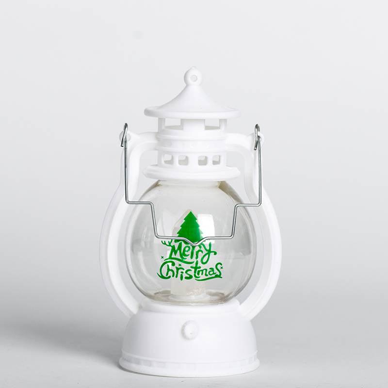 White Christmas Crystal Lantern